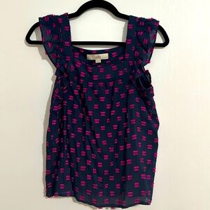 Loft flowy square neck sleeveless top - XXSP